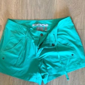 Athleta shorts aqua green